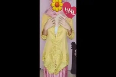 Jilbab Sange Kena Gempur Batang Gede WOT